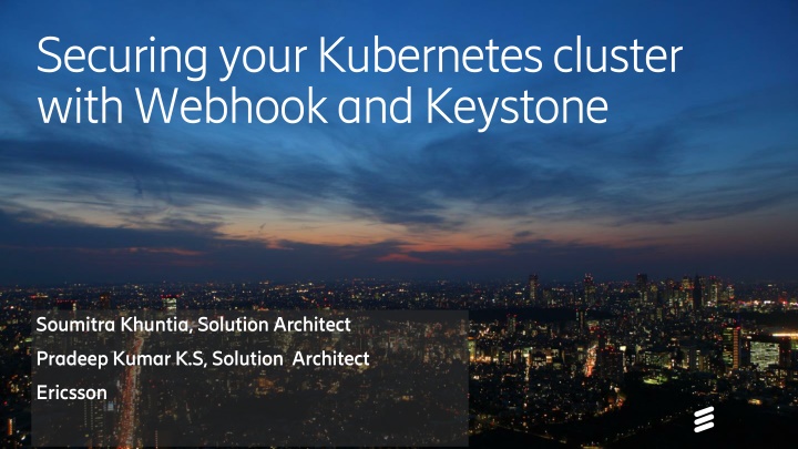 securing your kubernetes cluster with webhook