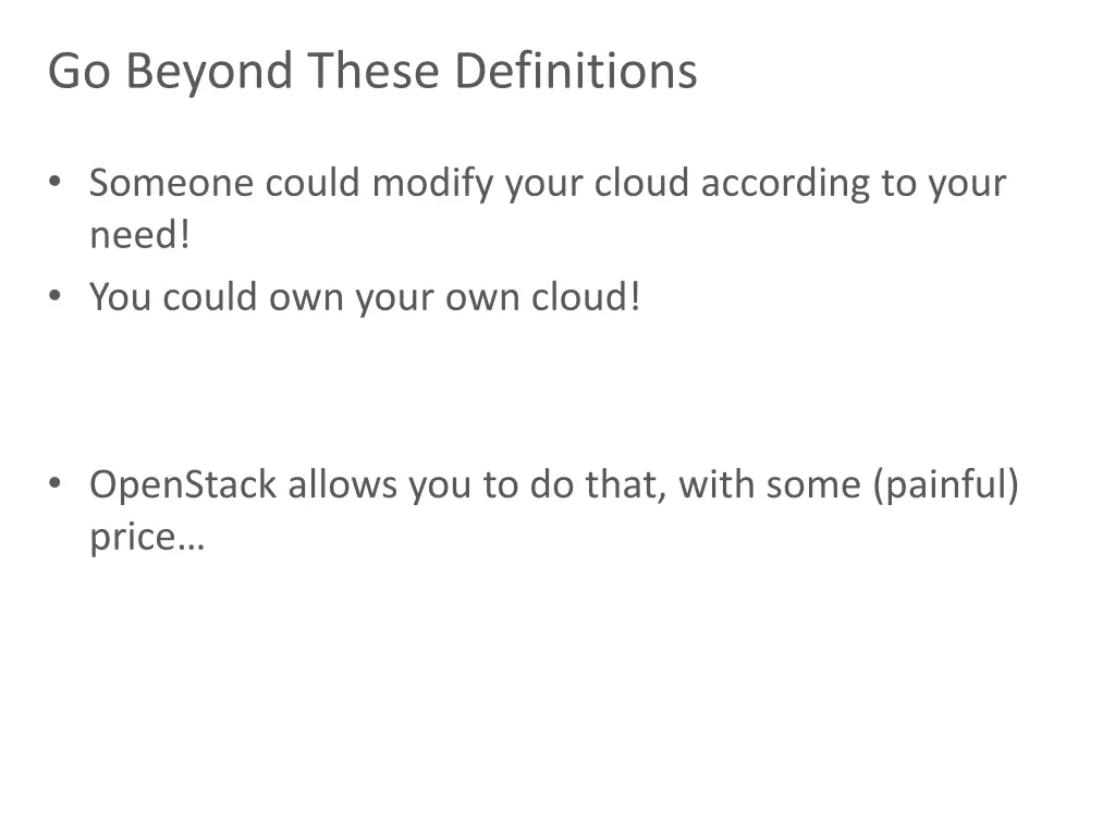 go beyond these definitions 3