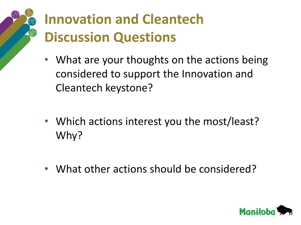 innovation and cleantech discussion questions