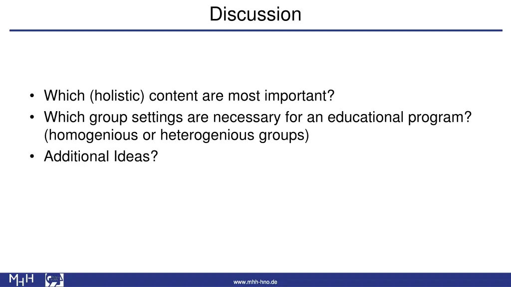discussion