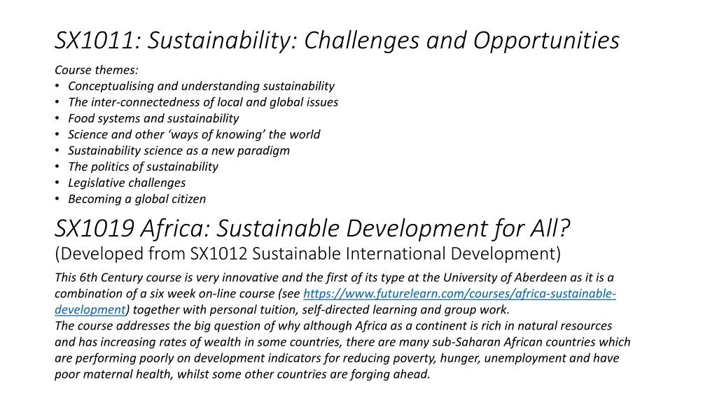 sx1011 sustainability challenges and opportunities