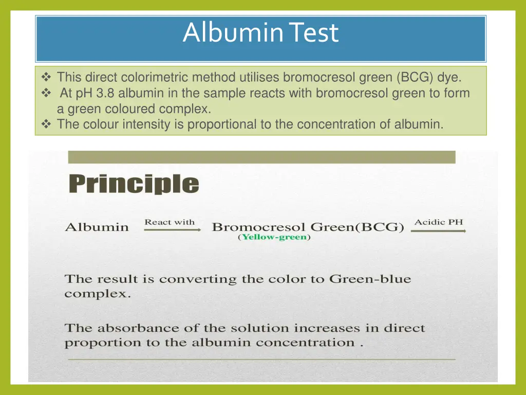 albumin test 1