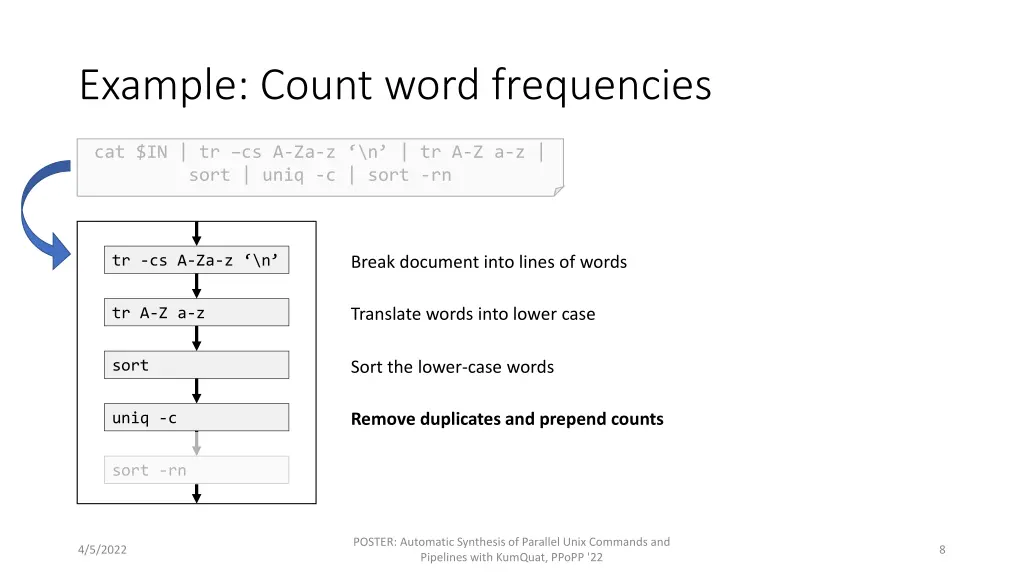 example count word frequencies 4