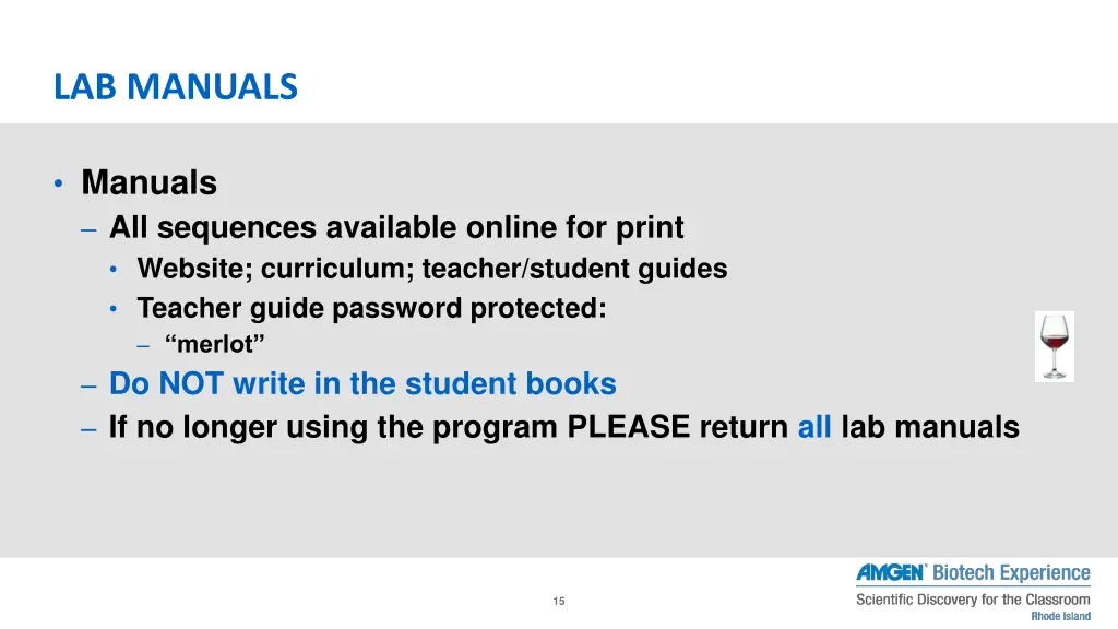 lab manuals