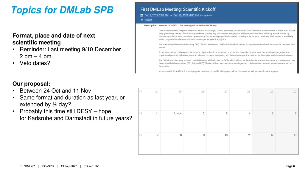 topics for dmlab spb