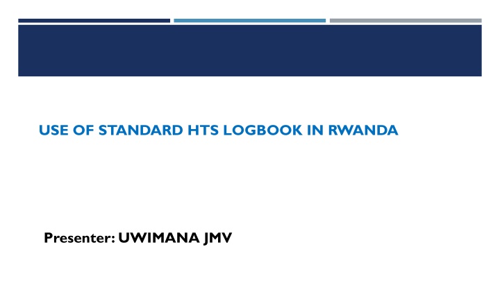 use of standard hts logbook in rwanda