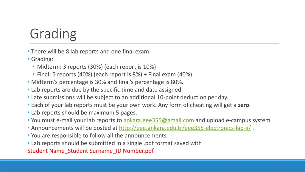 grading