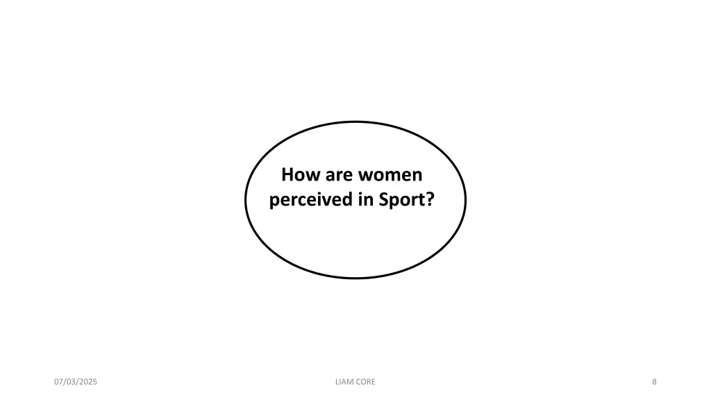 how are women perceived in sport