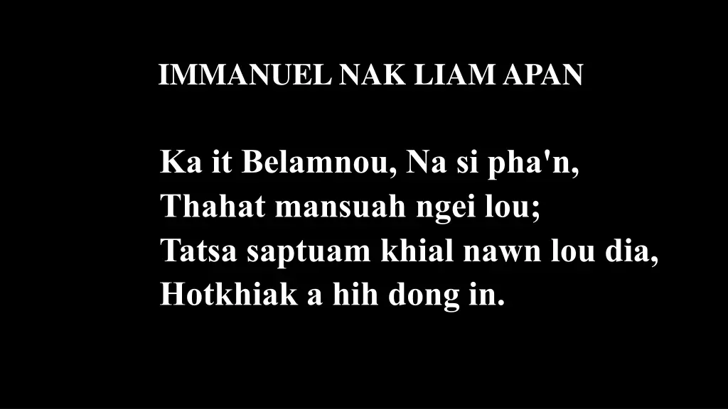 immanuel nak liam apan 2