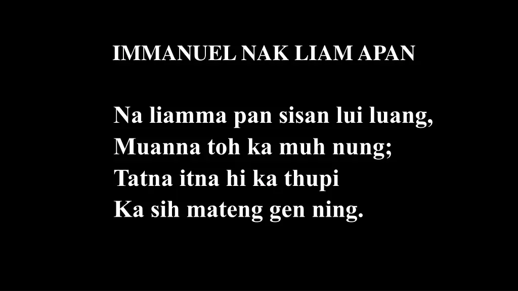 immanuel nak liam apan 3