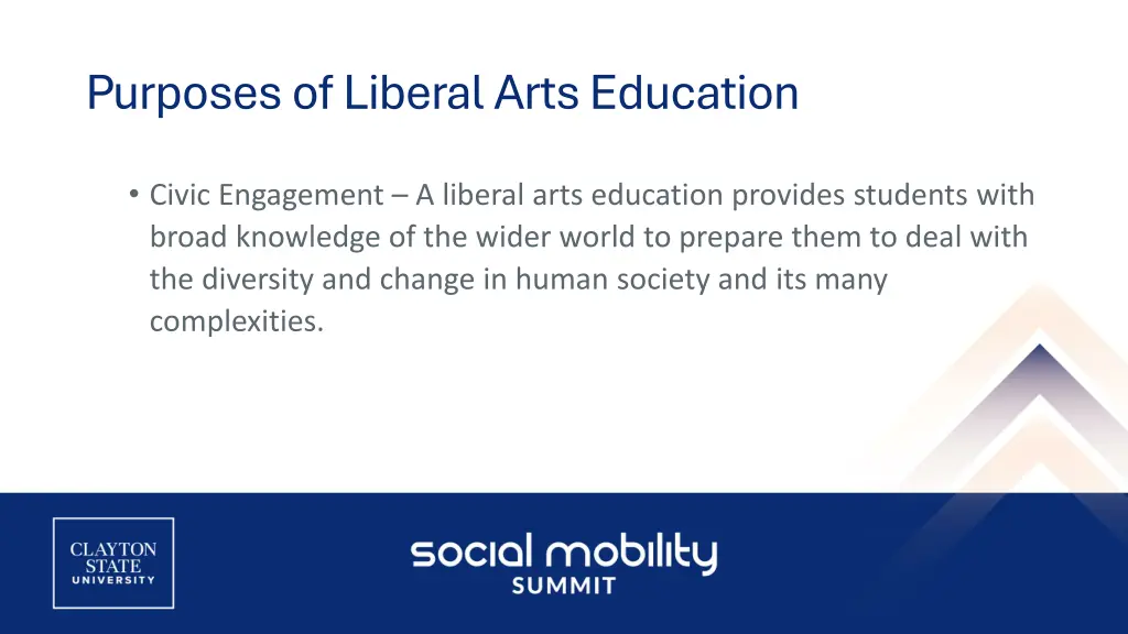 purposes of liberal arts education