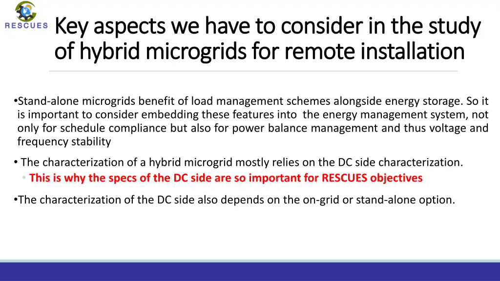 key aspects we have to consider in the study 1