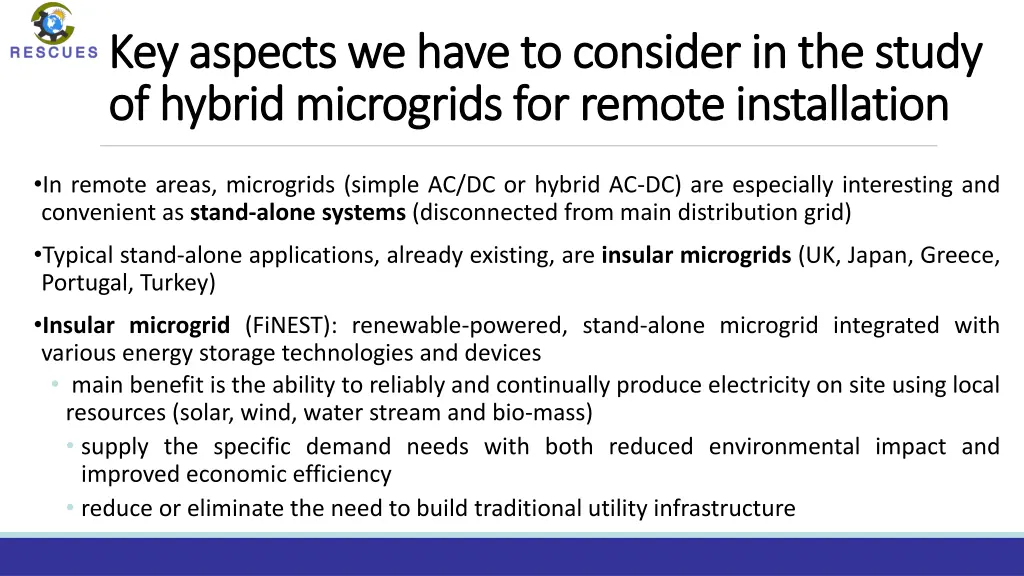 key aspects we have to consider in the study