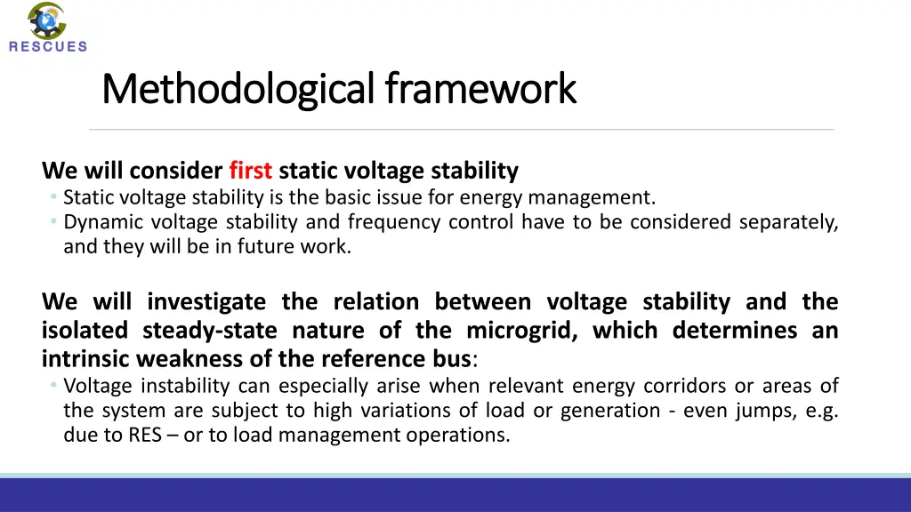 methodological methodological framework