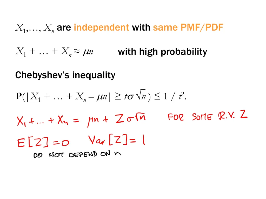 x 1 x n are independent with same pmf pdf 1