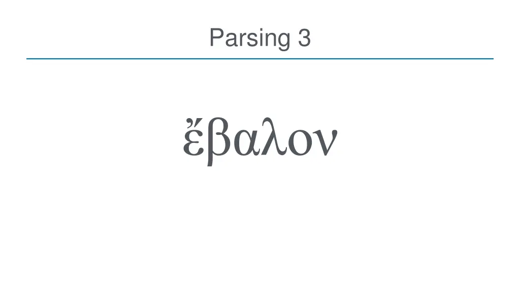 parsing 3