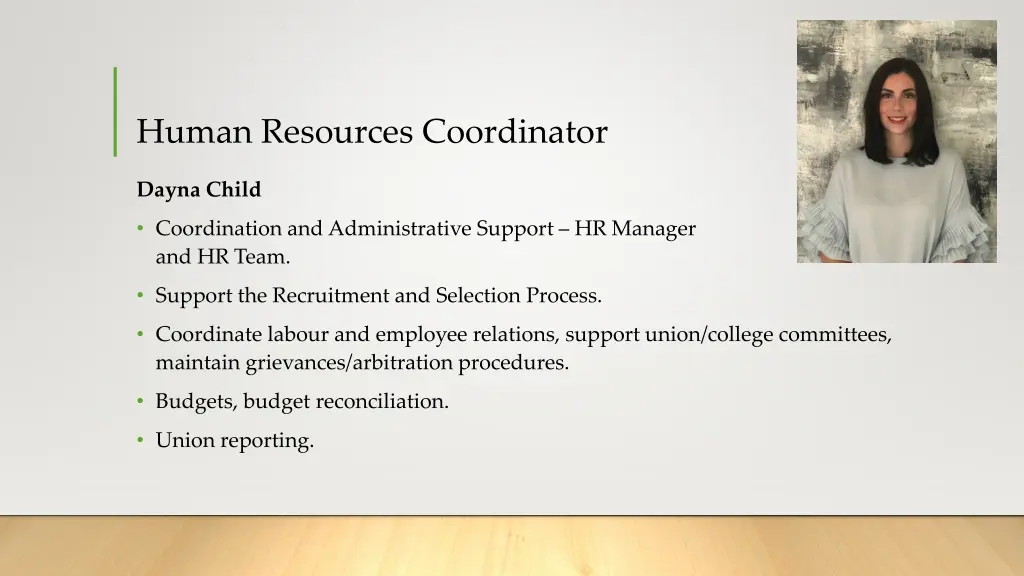 human resources coordinator