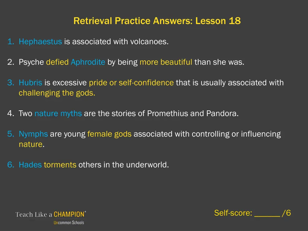 retrieval practice answers lesson 18