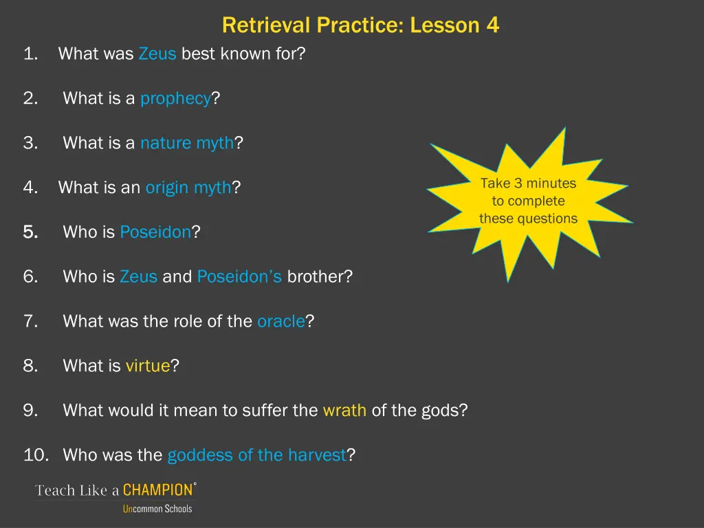 retrieval practice lesson 4