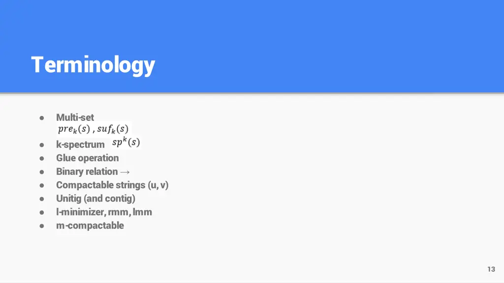 terminology