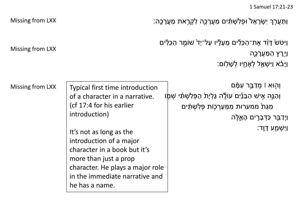 1 samuel 17 21 23