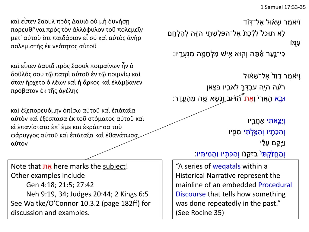 1 samuel 17 33 35