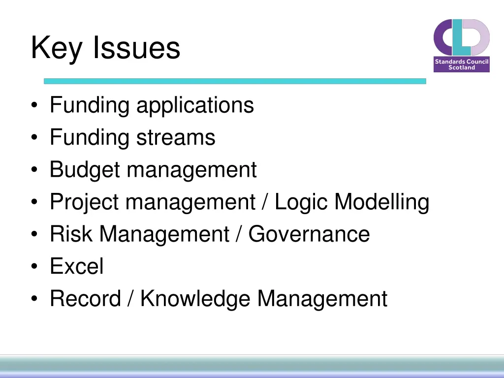 key issues
