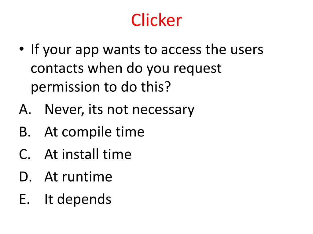 clicker