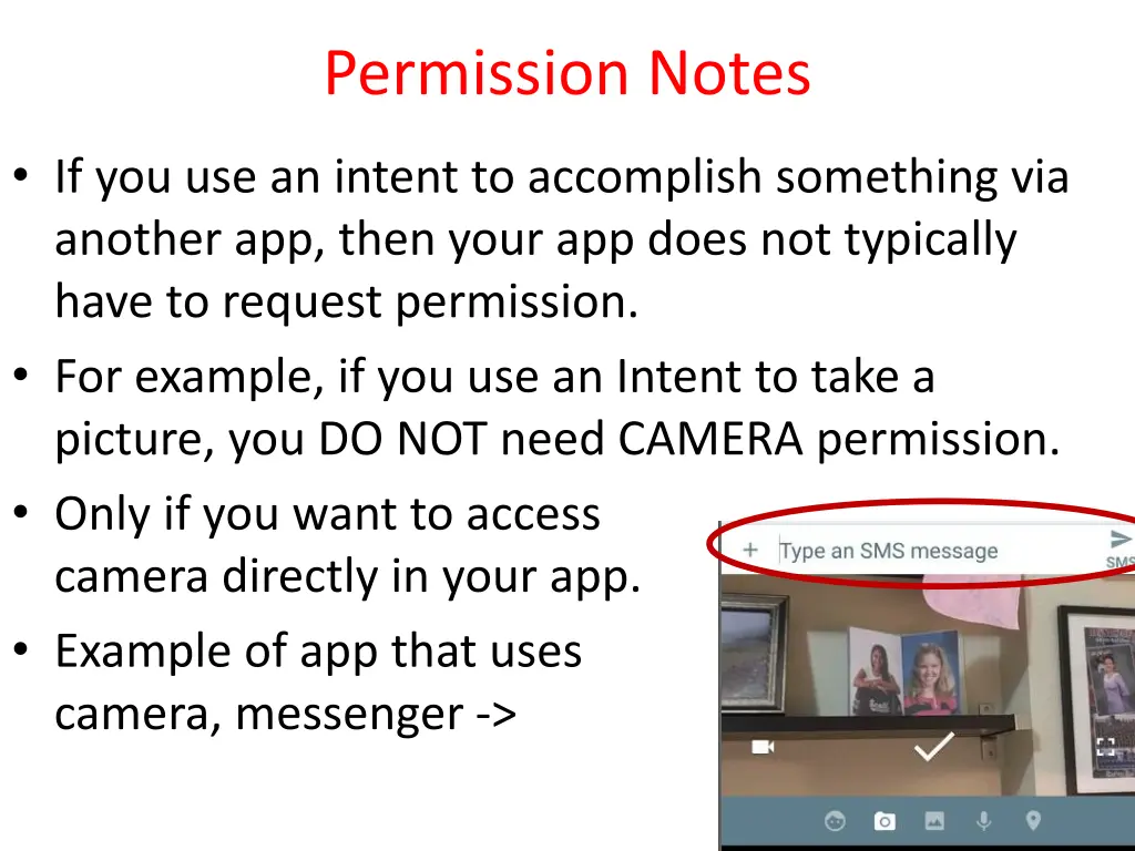 permission notes