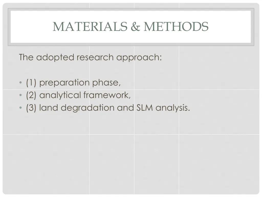 materials methods 2