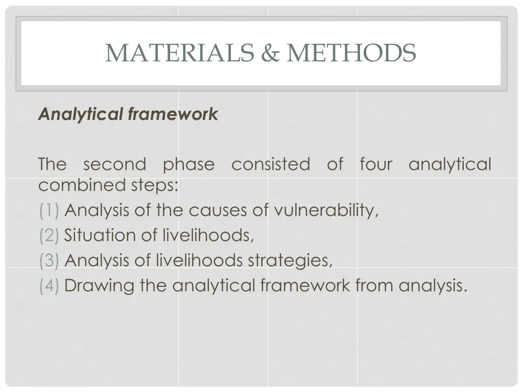 materials methods 4