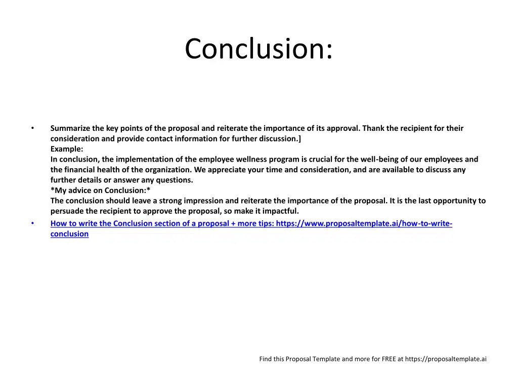 conclusion
