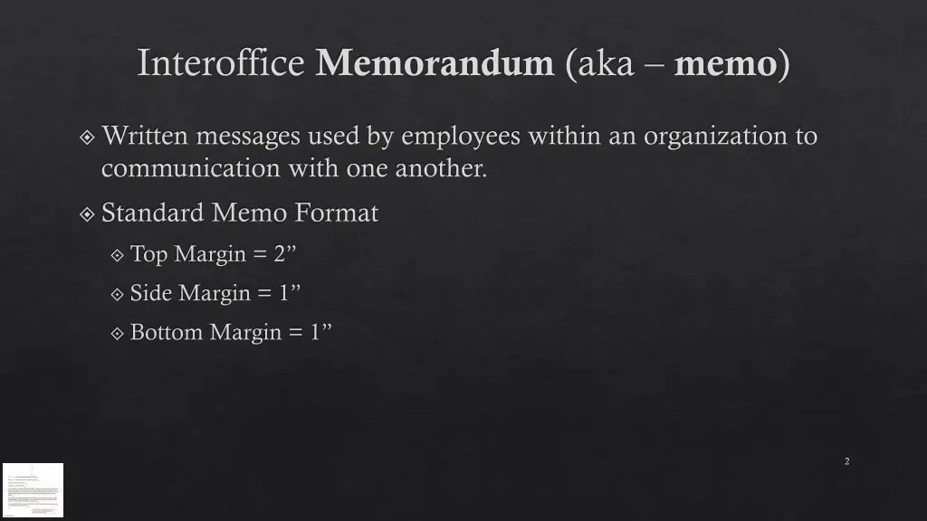 interoffice memorandum aka memo