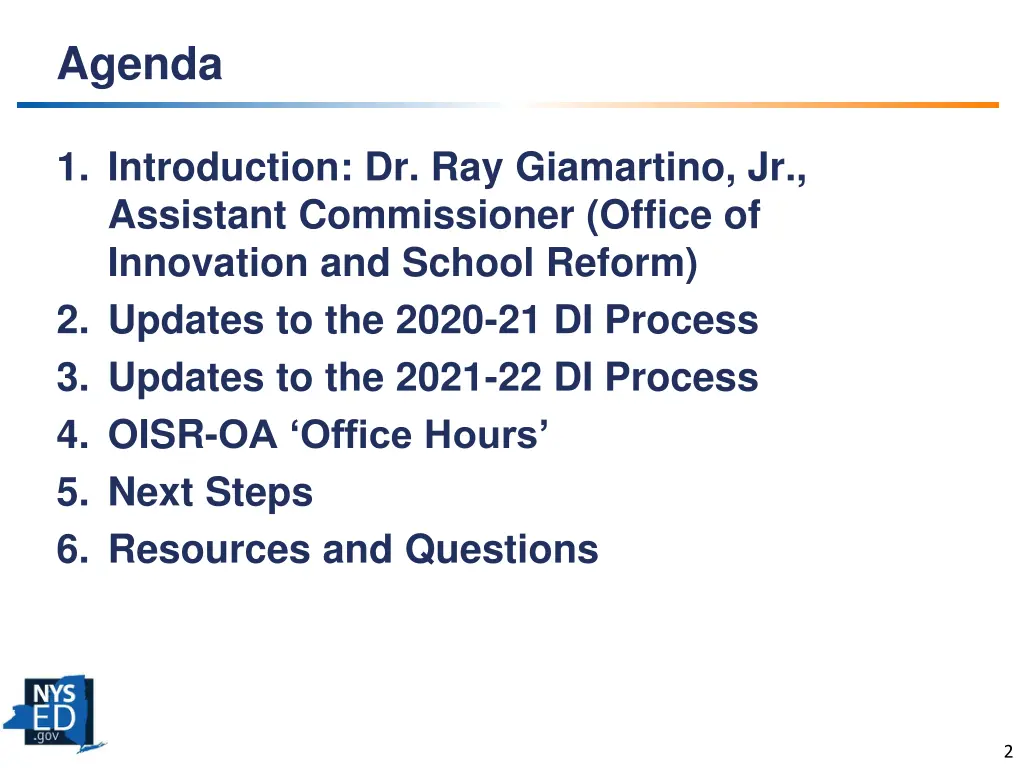 agenda