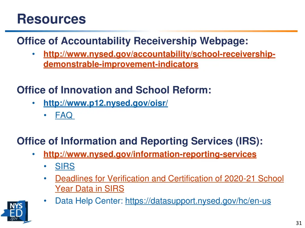 resources