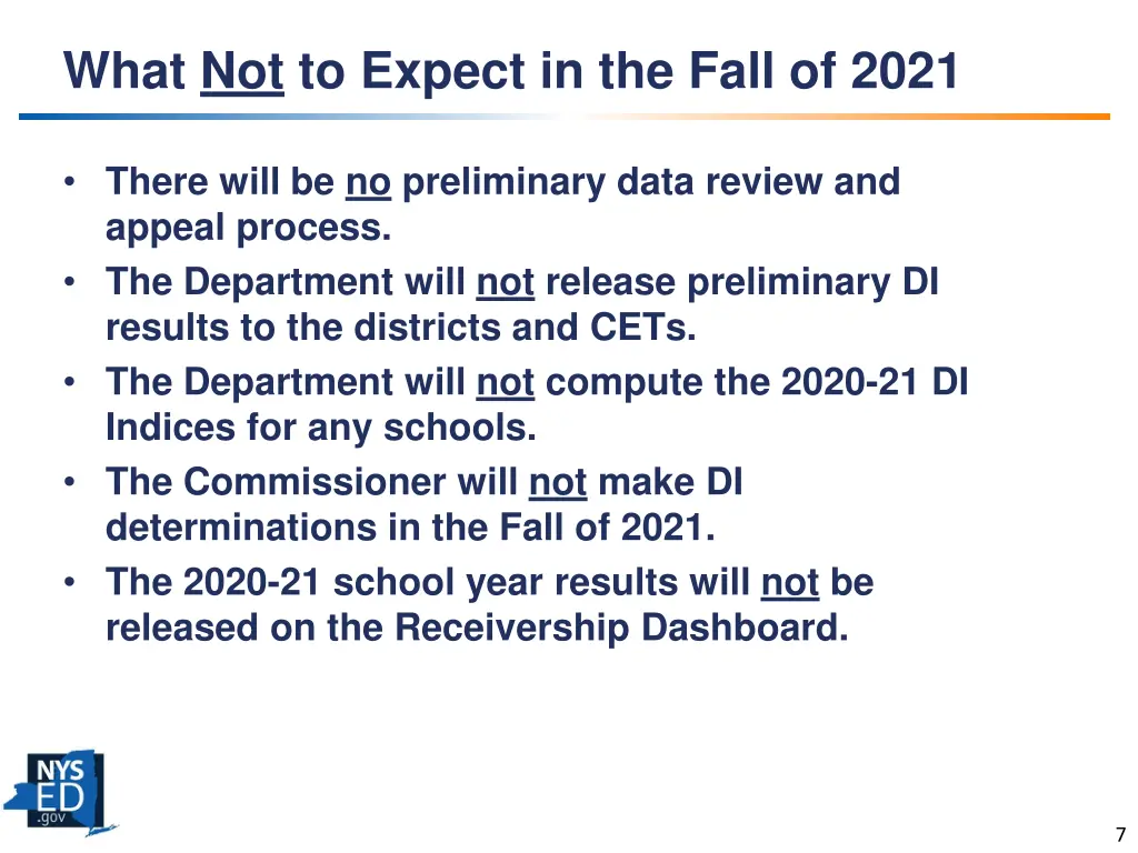 what not to expect in the fall of 2021