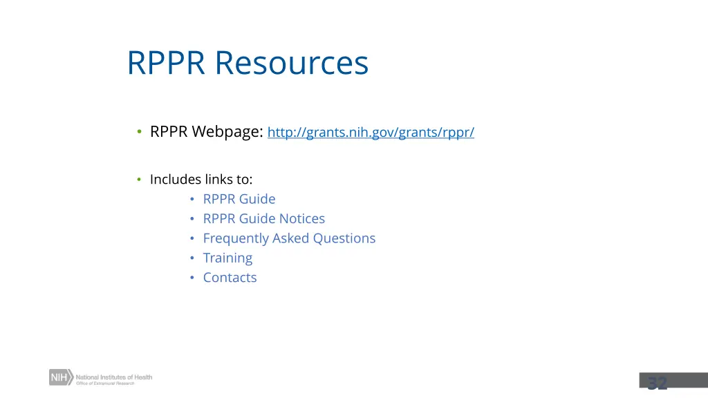 rppr resources