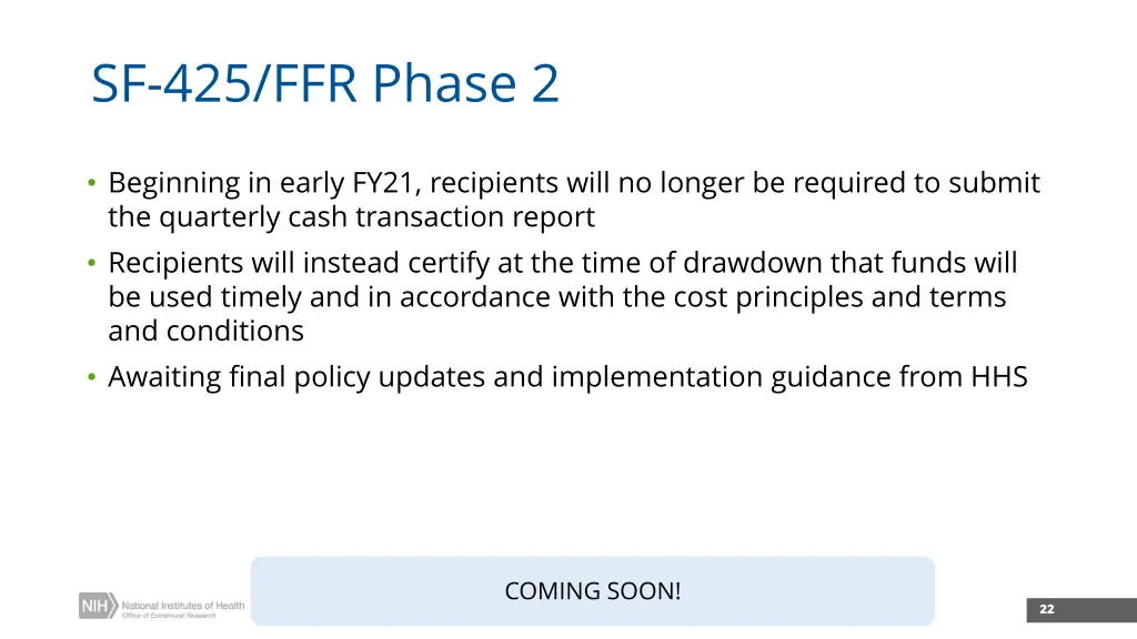 sf 425 ffr phase 2