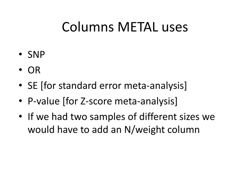 columns metal uses