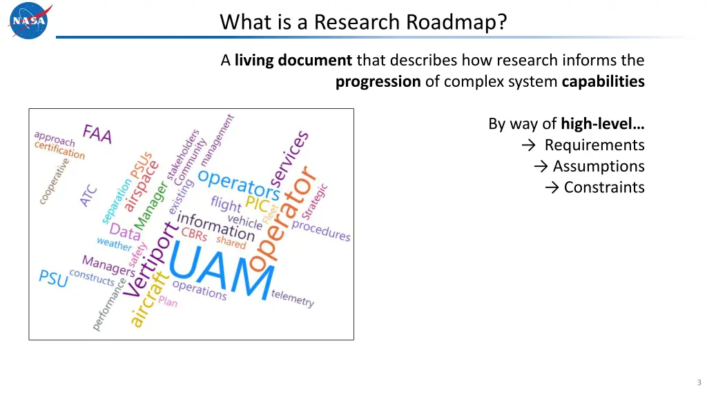 what is a research roadmap