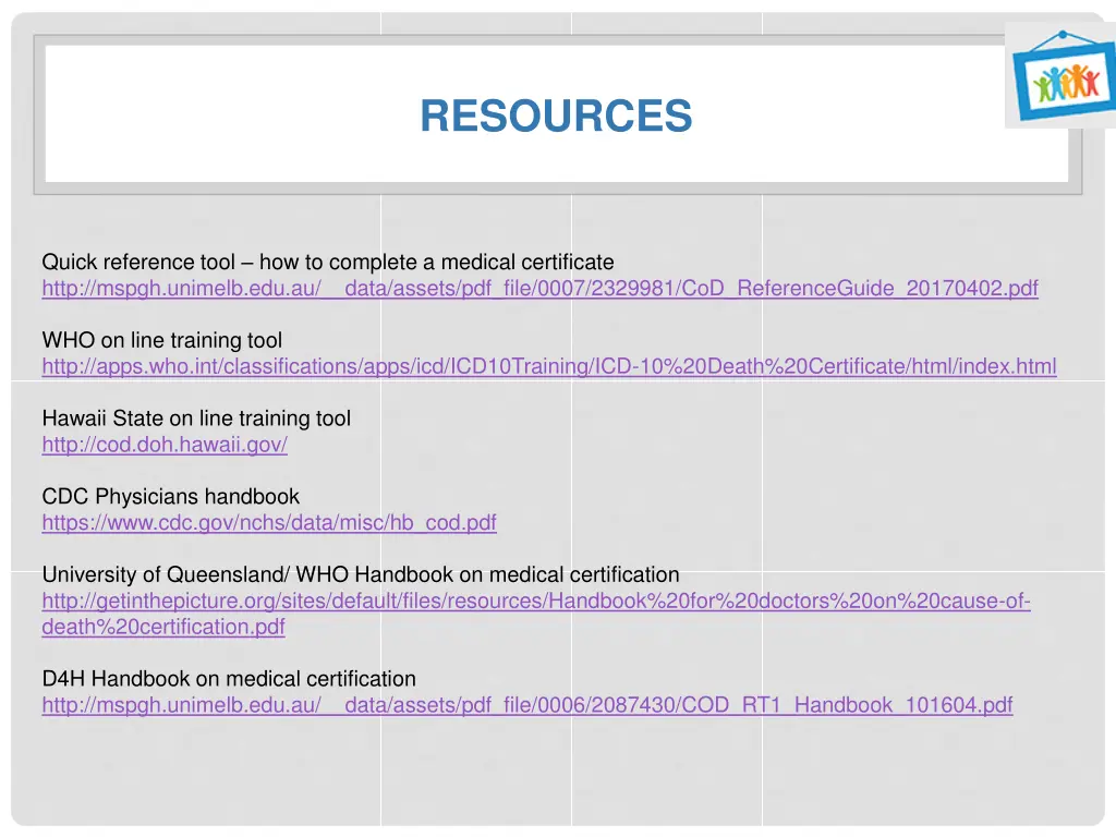 resources
