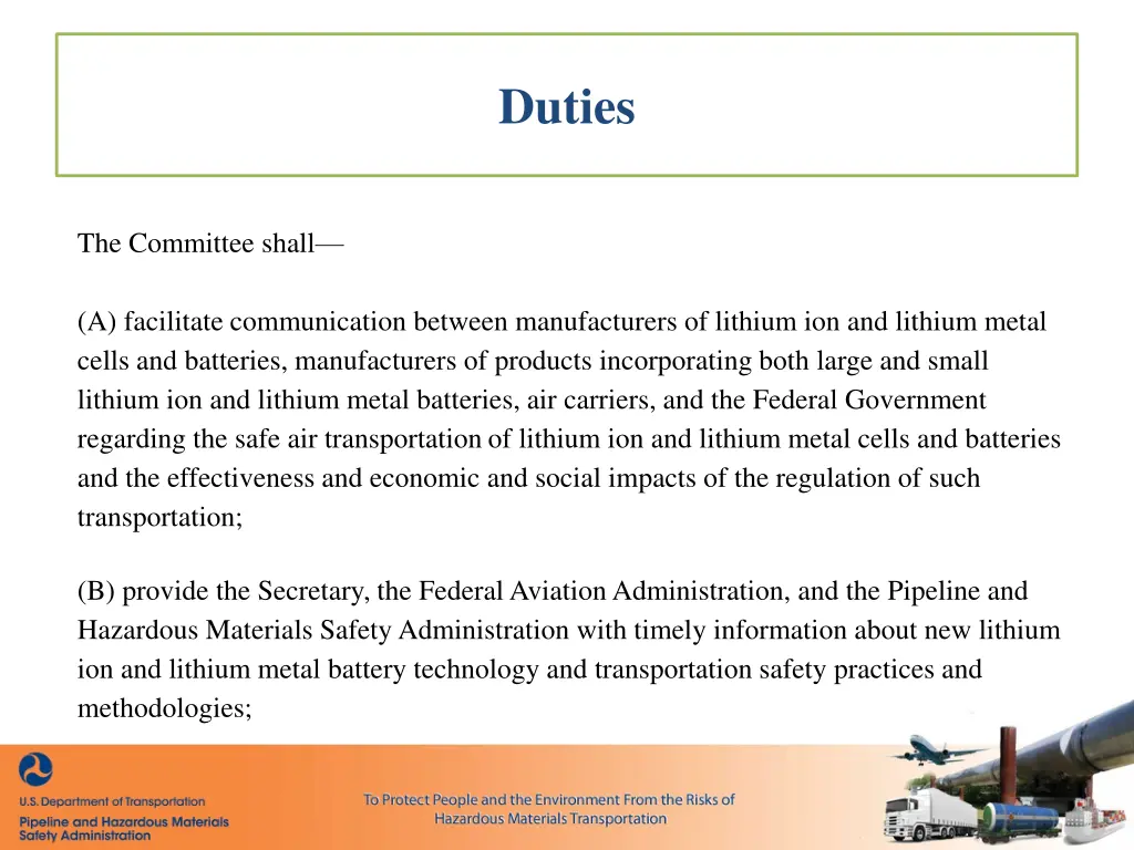 duties