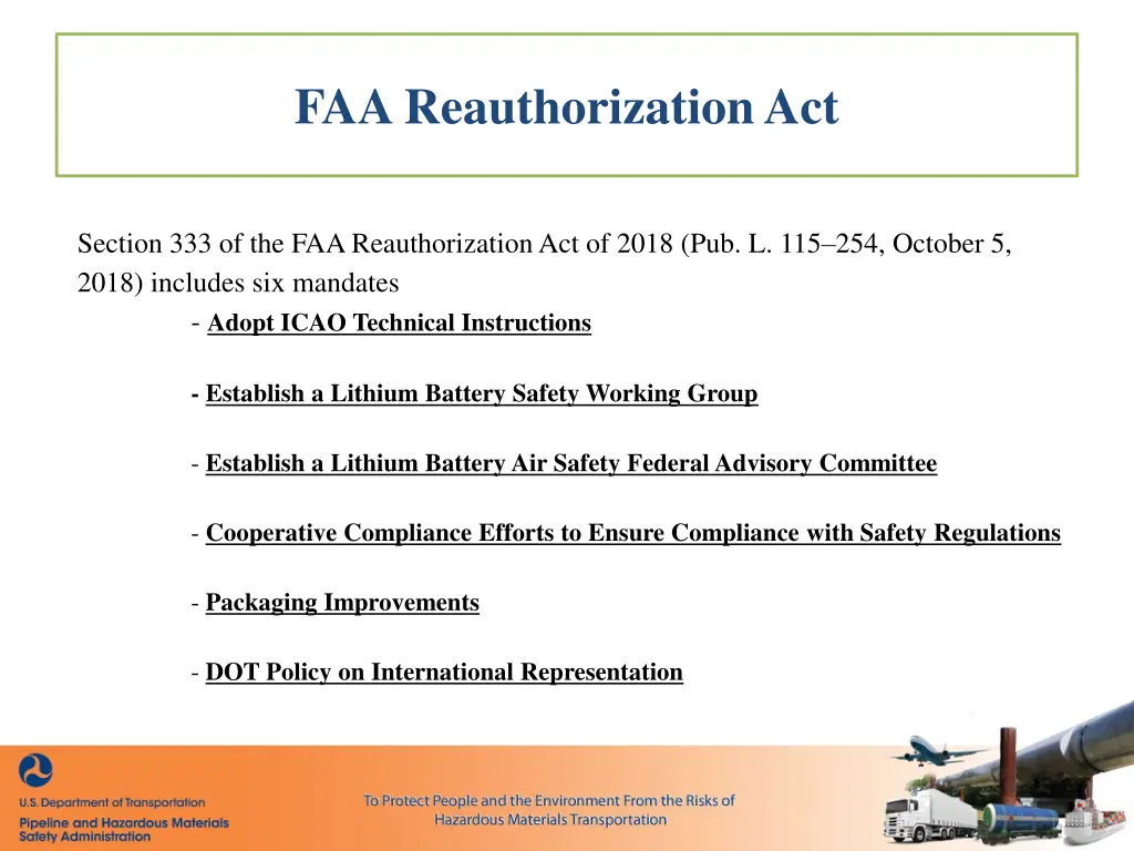 faa reauthorization act