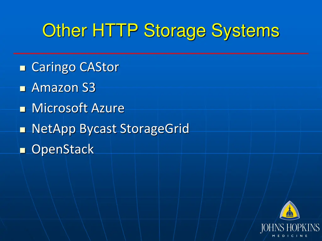 other http storage systems
