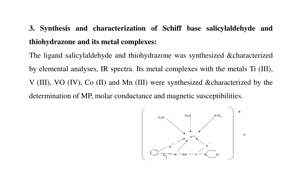3 synthesis and characterization of schiff base