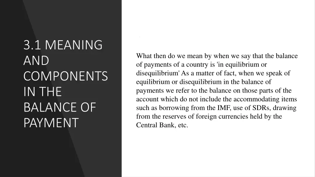 3 1 meaning and components in the balance 1