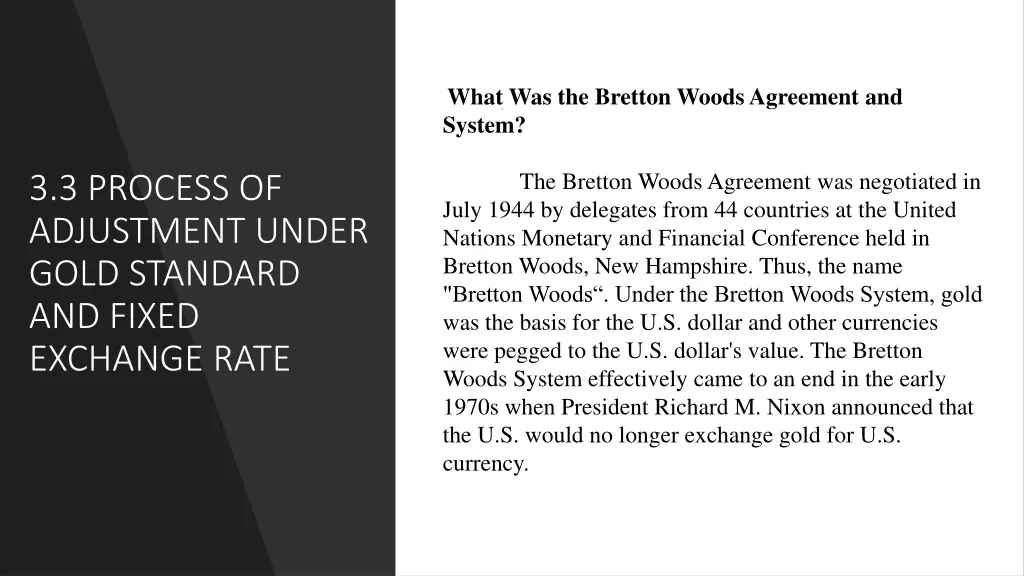 what was the bretton woods agreement and system