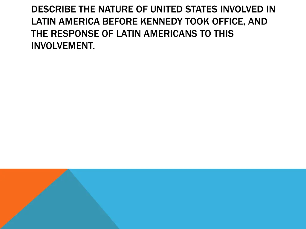 describe the nature of united states involved