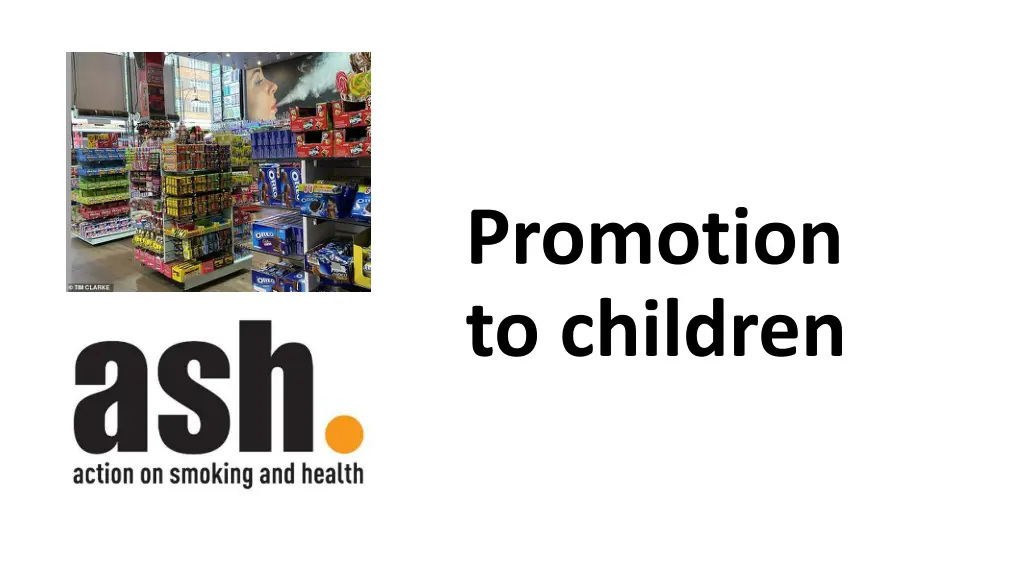 promotion to children