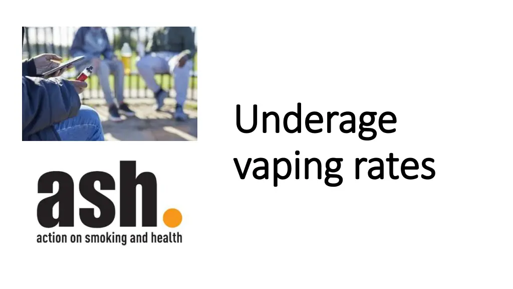underage underage vaping rates vaping rates